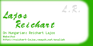 lajos reichart business card